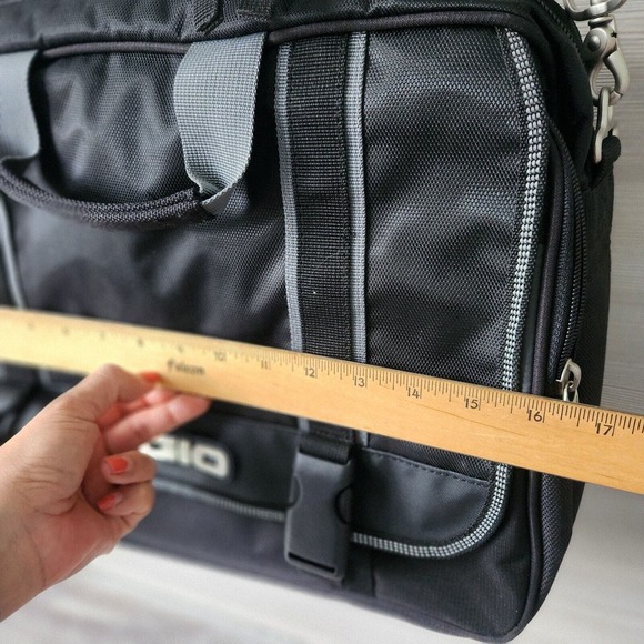 OGIO Tek Spec 03506 Briefcase Messenger Bag Laptop Padded Bottom Black Strap - Picture 14 of 16